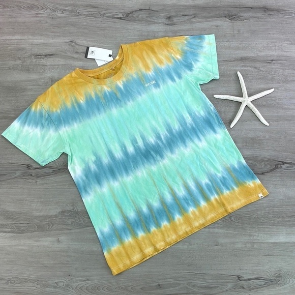 🔆RIP CURL🔆 SALTY SEA TIE DYE TEE SHIRT - Picture 2 of 10